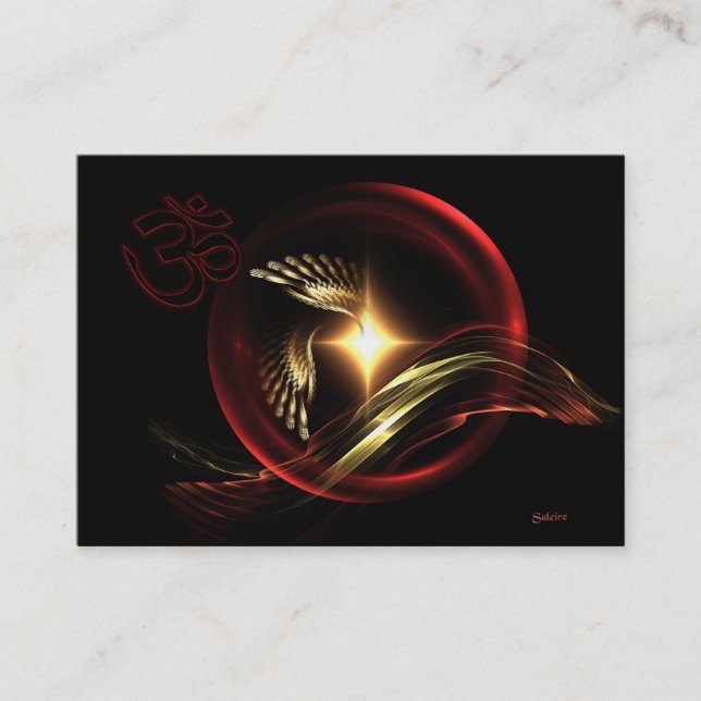 Cartões de visitas Om Sagrados (Frente)