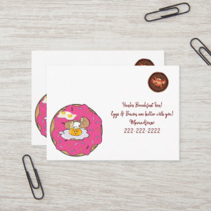 Cartões de visitas, Ovos de Café da Manhã BaconCar