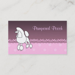 Cartões de visitas Pampered do cão