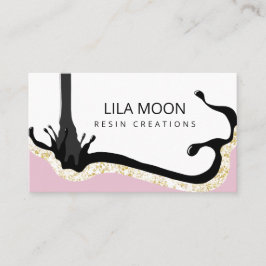 Cartões de visitas Para Artista Resina