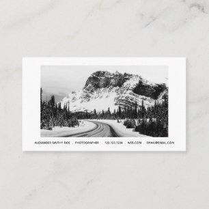 Cartões de visitas para artistas - Filtro preto e