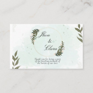 cartões de visitas para pessoas amadas