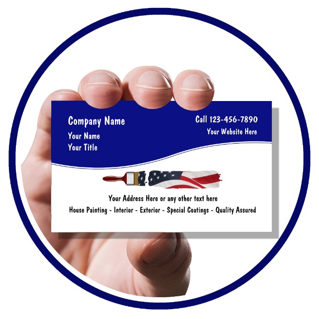 Cartões de visitas para pintores (Criador carregado)