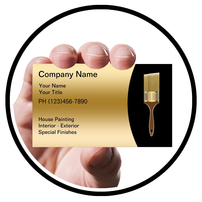 Cartões de visitas para pintores (Criador carregado)