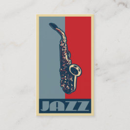 Cartões de visitas para saxofonistas