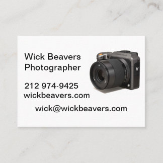 cartões de visitas para Wick Beavers