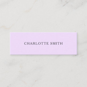 Cartões de visitas pastel modernos na moda