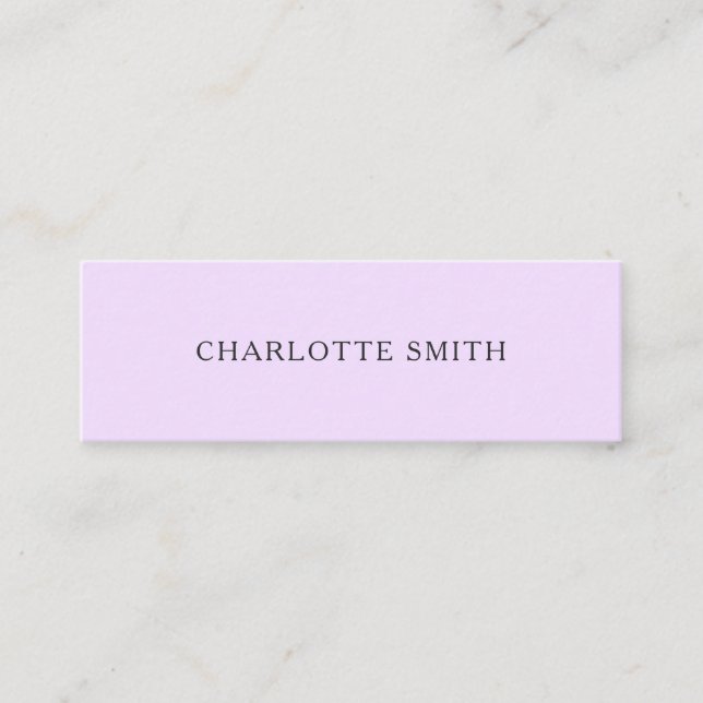 Cartões de visitas pastel modernos na moda (Frente)