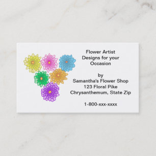 Cartões de visitas Personalizadas Coloridas do Mãe