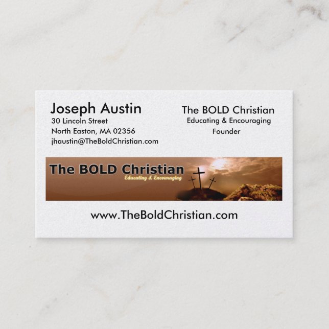 Cartões de visitas personalizados (Frente)