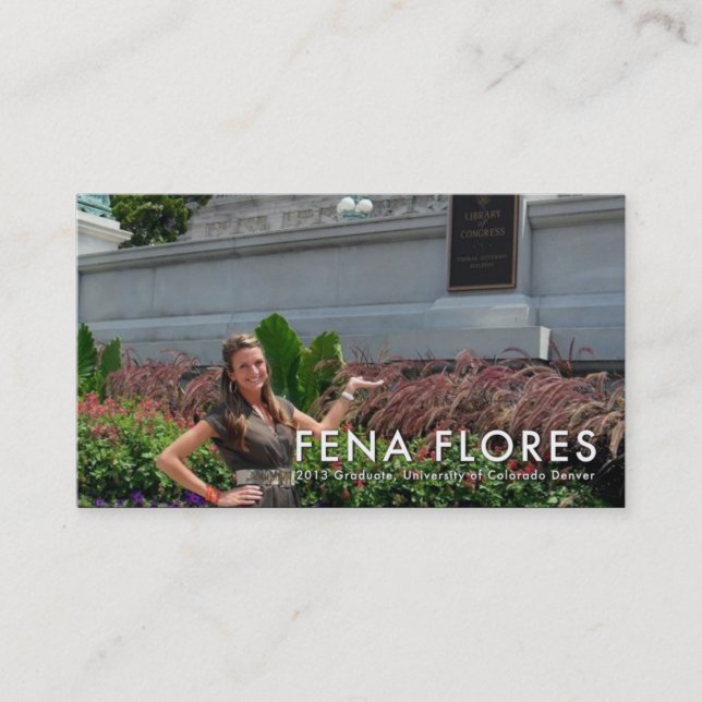 cartões de visitas personalizados (Frente)