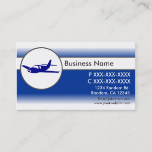 Cartões de visitas personalizados de avião esmaeci
