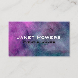 cartões de visitas personalizados de cor d'água do