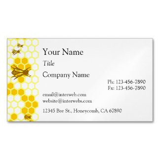 Cartões de visitas Personalizados de Honey Bee Hon