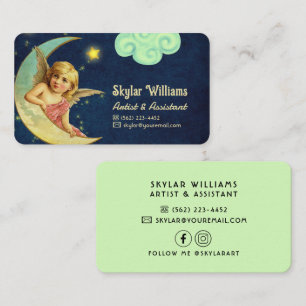 Cartões de visitas Personalizados do Anjo Celestia
