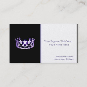 Cartões de visitas Personalizados do estilo Miss E