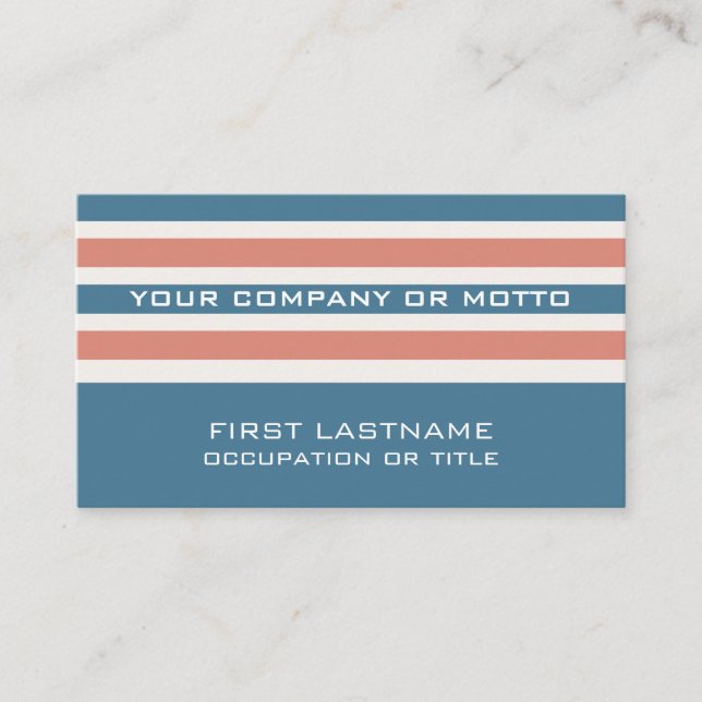 Cartões de visitas personalizados do padrão de str (Frente)