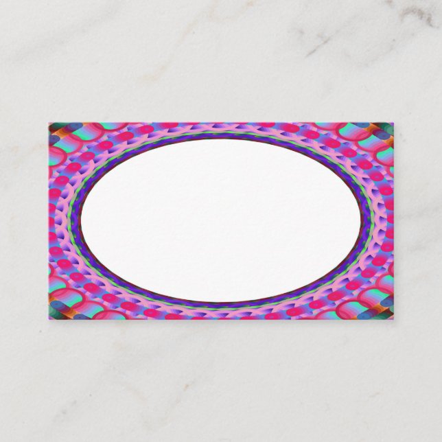 Cartões de visitas Personalizados do White Center  (Frente)