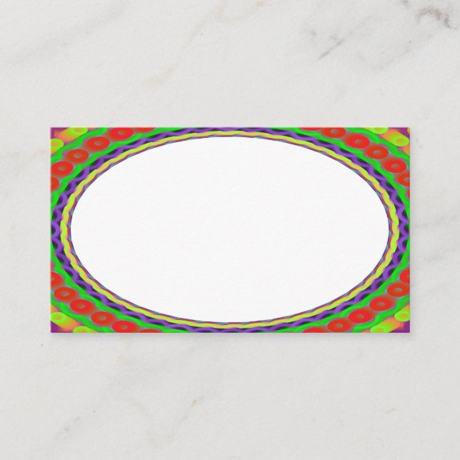 Cartões de visitas Personalizados do White Center  (Frente)