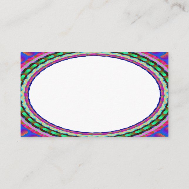 Cartões de visitas Personalizados do White Center  (Verso)