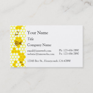 Cartões de visitas Personalizados Honeycomb de Ho