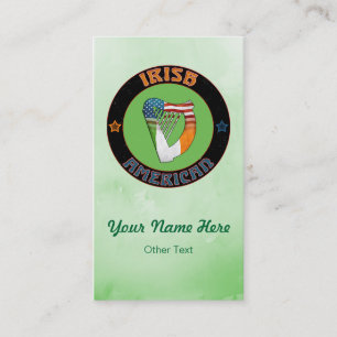 Cartões de visitas Personalizados Irlandeses de Ha