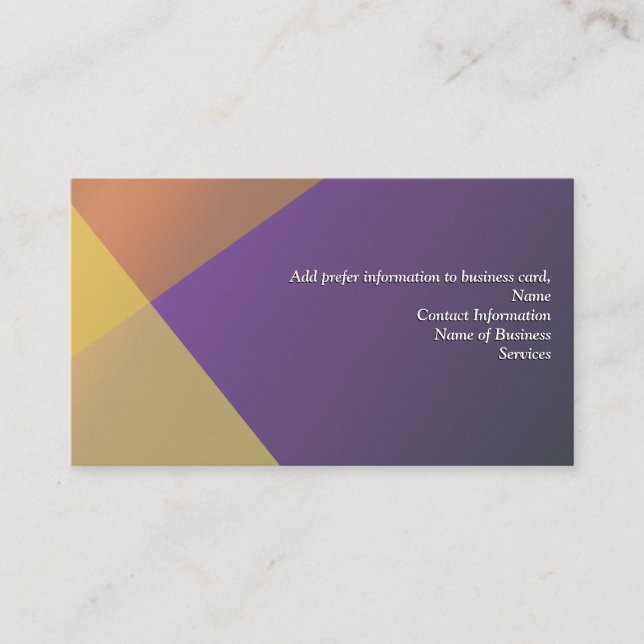 Cartões de visitas personalizados, Marca de negóci (Frente)