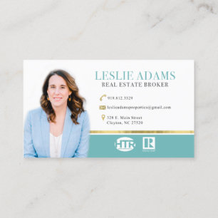 Cartões de visitas personalizados para Leslie Ada