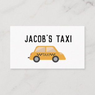 CARTÕES DE VISITAS personalizados TAXI CAB