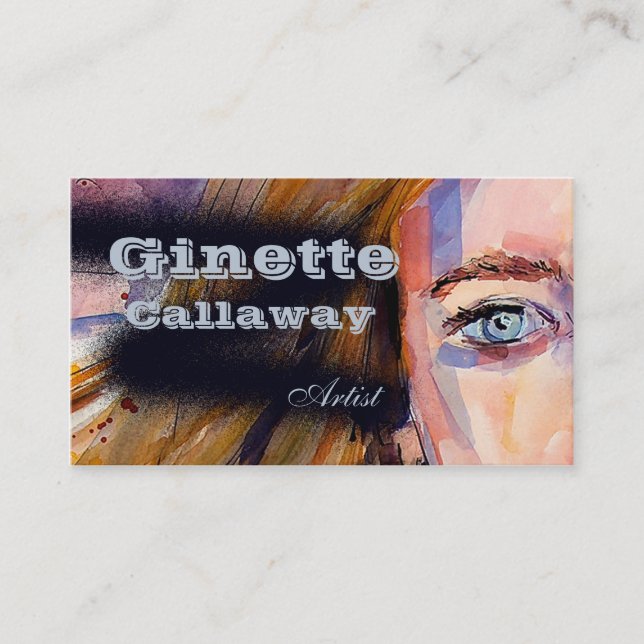 Cartões de visitas personalizáveis # 9917 (Frente)