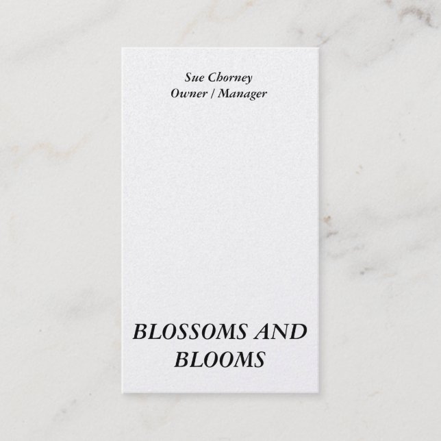 CARTÕES DE VISITAS PERSONALIZÁVEIS DE RETRATO (Frente)