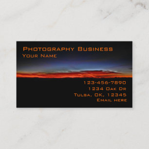 Cartões de visitas personalizáveis para fotografia