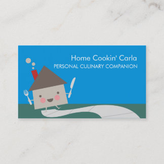 Cartões de visitas pessoais da restauração do