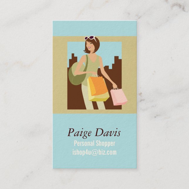 Cartões de visitas pessoais do cliente (Frente)