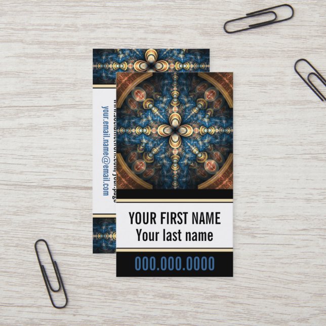 Cartões de visitas Pessoais do Portal (Frente/Verso In Situ)