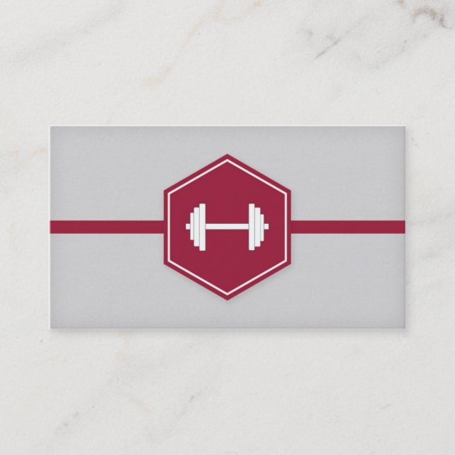 Cartões de visitas pessoais modernos da malhação (Frente)