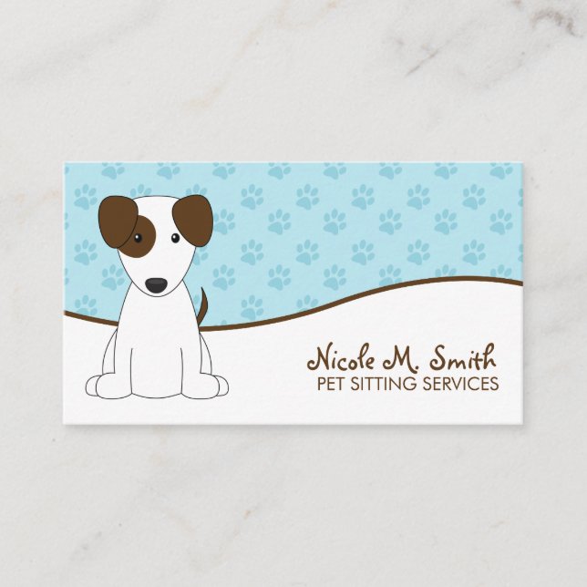 Cartões de visitas Pet Care (Frente)