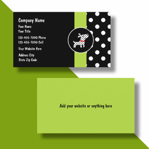 Cartões de visitas Pet Care