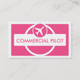 Cartões de visitas piloto personalizados, simples