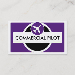 Cartões de visitas pilotos personalizados brancos
