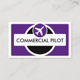 Cartões de visitas pilotos personalizados brancos