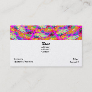 Cartões de visitas PLANOS - DESIGN DE FLORES PSIQU