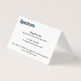 Cartões de visitas porta-a-porta