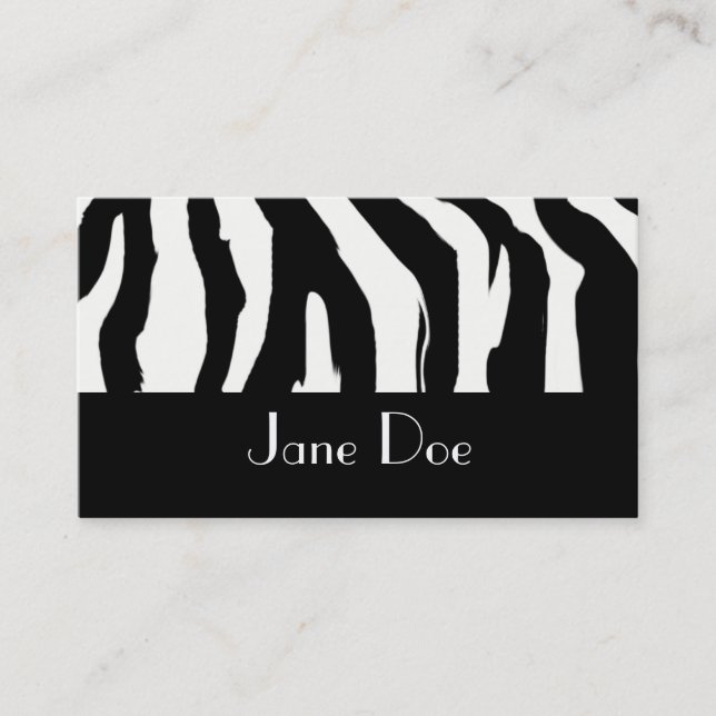 Cartões de visitas preto e branco do impressão da (Frente)