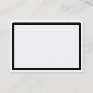 Cartões de visitas pretos do corder de CFR-