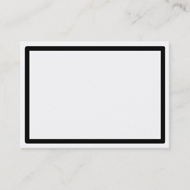 Cartões de visitas pretos do corder de CFR- (Frente)