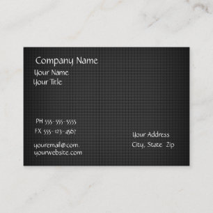 Cartões de visitas pretos do cubo