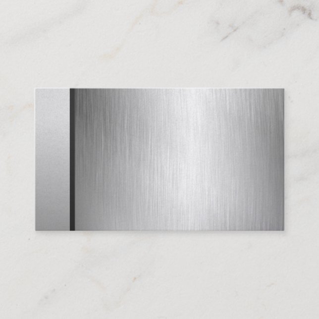 Cartões de visitas profissionais da platina (Frente)