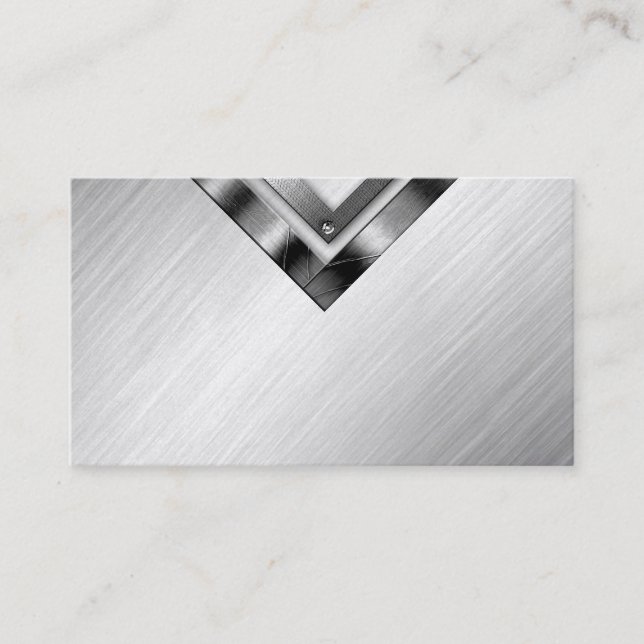 Cartões de visitas profissionais Dourados à moda (Frente)