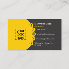 Cartões de visitas Profissionais Em Árabe E Inglês